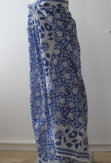 Zomer Omslagdoek,  Sjaal,   Dupatta,  Sarong, Rok,100%  Handbedrukt Katoen