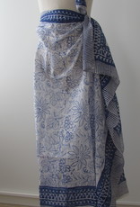 Summer Wrap,  Shawl, Sarong,  Dupatta, Skirt, 100% Handprinted Cotton