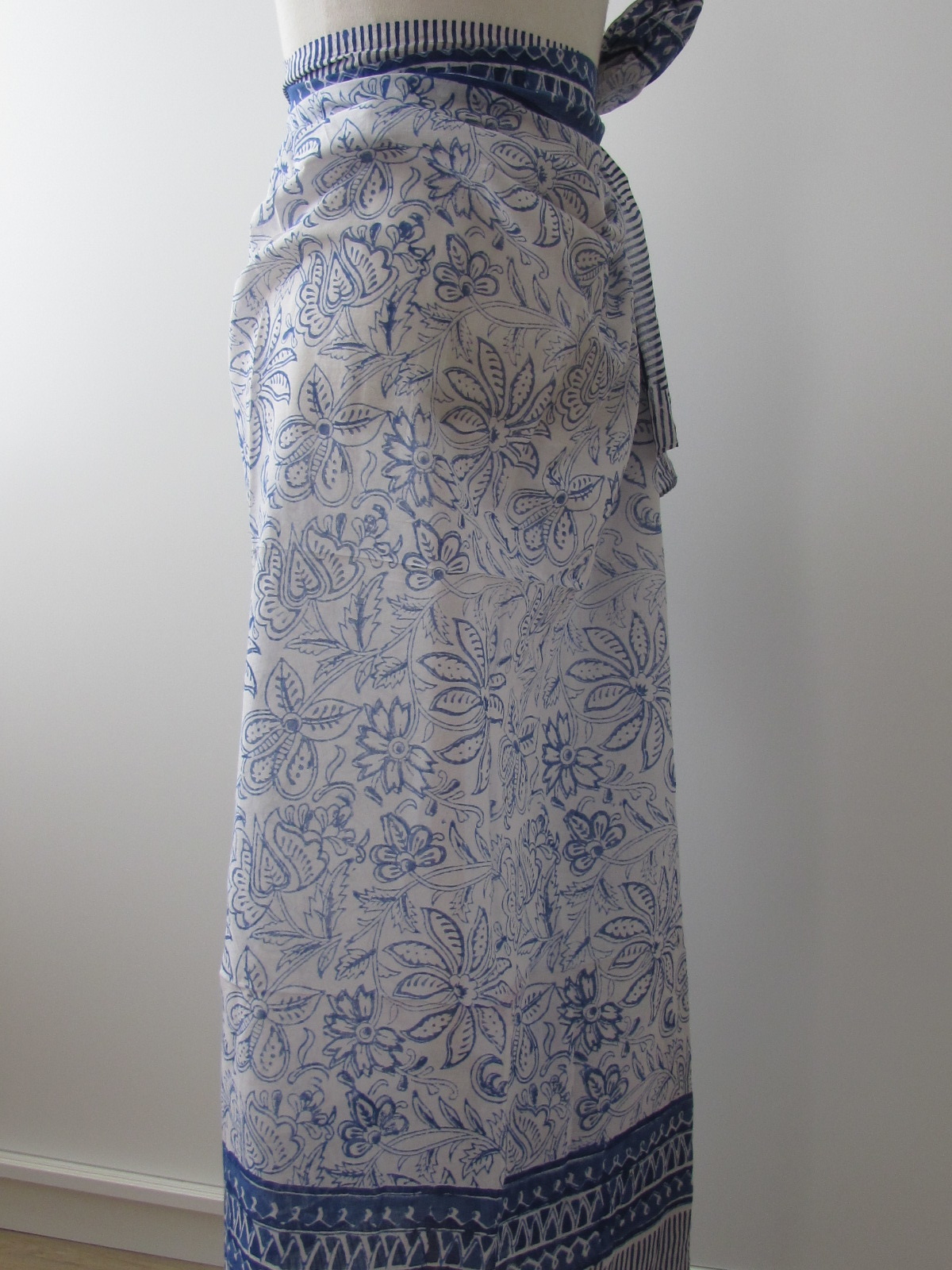 Summer Wrap,  Shawl, Sarong,  Dupatta, Skirt, 100% Handprinted Cotton