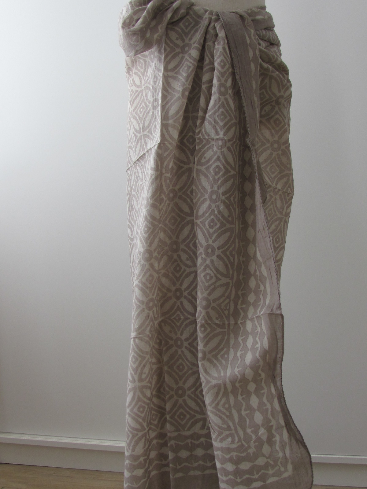 Shawl, Sarong, Pareo, skirt,   100% Handprinted Cotton