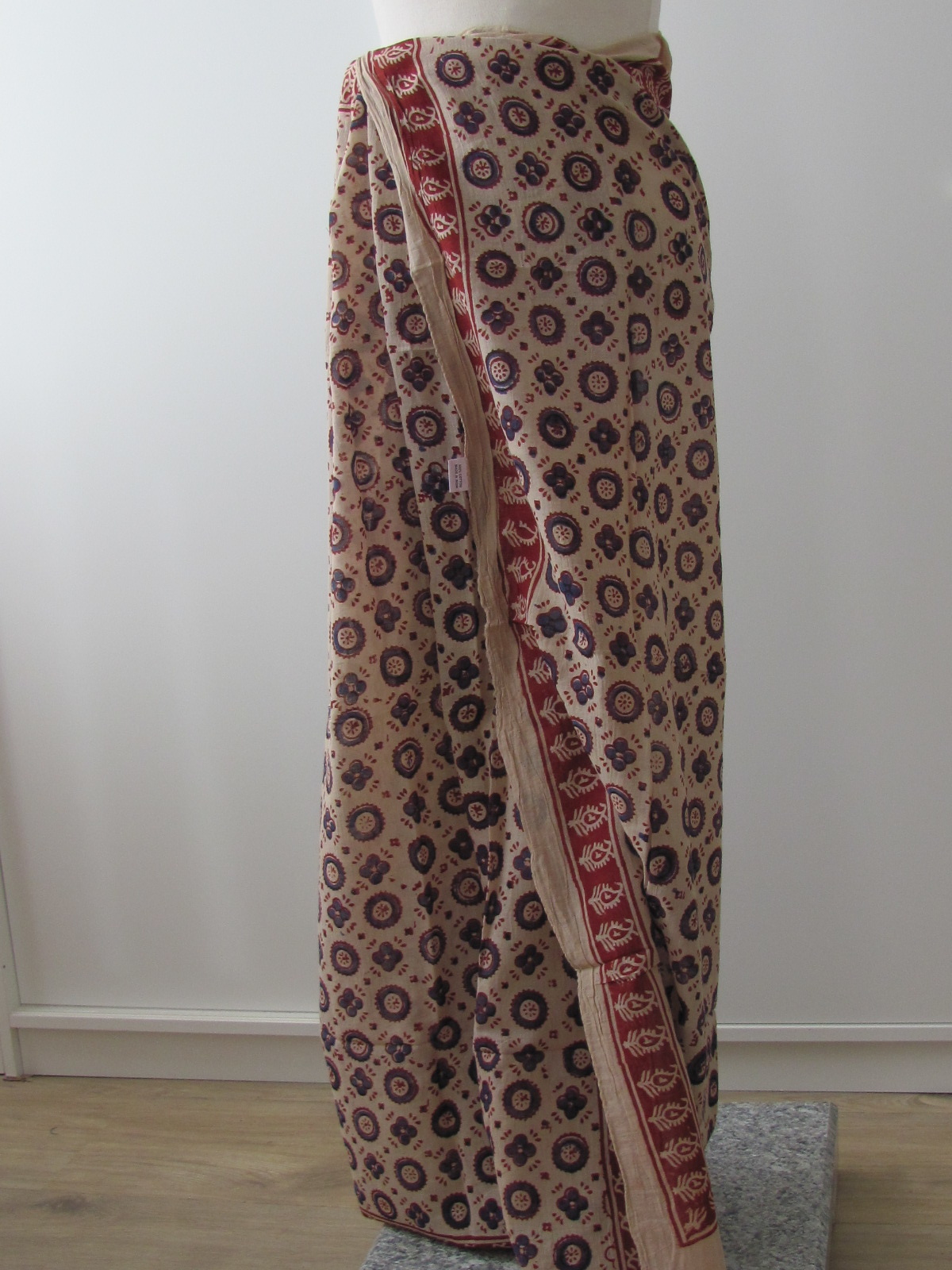 Summer Wrap,  Shawl, Sarong,  Dupatta, Skirt, 100% Handprinted Cotton