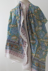 Shawl, Sarong, Pareo,  100% Handprinted  Cotton