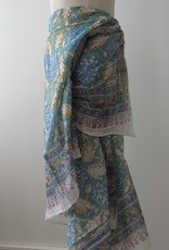 Shawl, Sarong, Pareo,  100% Handprinted  Cotton