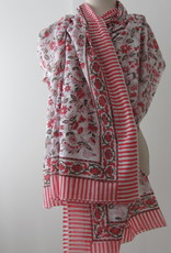 Summer Wrap,  Shawl, Sarong,  Dupatta, Skirt, 100% Handprinted Cotton