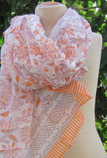 Wrap,  Shawl, Sarong,  Dupatta, Skirt, 100% Handprinted Cotton