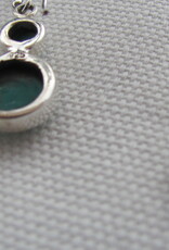 Earring  silver with  turquoise