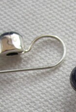 Earring silver with   lapis lazuli, dormeuse