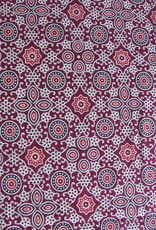 Bedsheet Ajrak printed, grand foulard