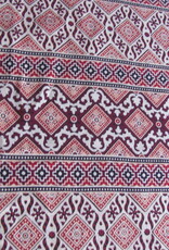 Bedsprei, grand foulard, Ajrak bedrukt