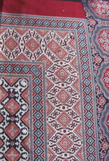 Bedsprei, grand foulard, Ajrak bedrukt