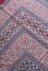 Bedsheet Ajrak printed, grand foulard