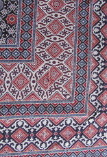 Bedsprei, grand foulard, Ajrak bedrukt