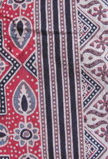 Bedsheet Ajrak printed, grand foulard