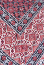 Bedsheet Ajrak printed, grand foulard