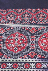 Bedsheet Ajrak printed, grand foulard