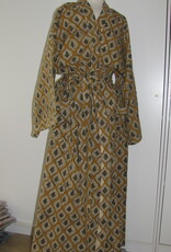 Kimono, dressing gown hand printed with vegetable dyes. 100% cotton