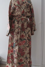 Kimono, dressing gown hand printed with vegetable dyes. 100% cotton