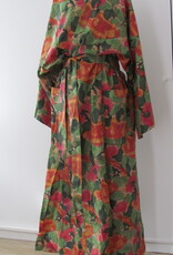 Kimono, dressing gown hand printed with vegetable dyes. 100% cotton