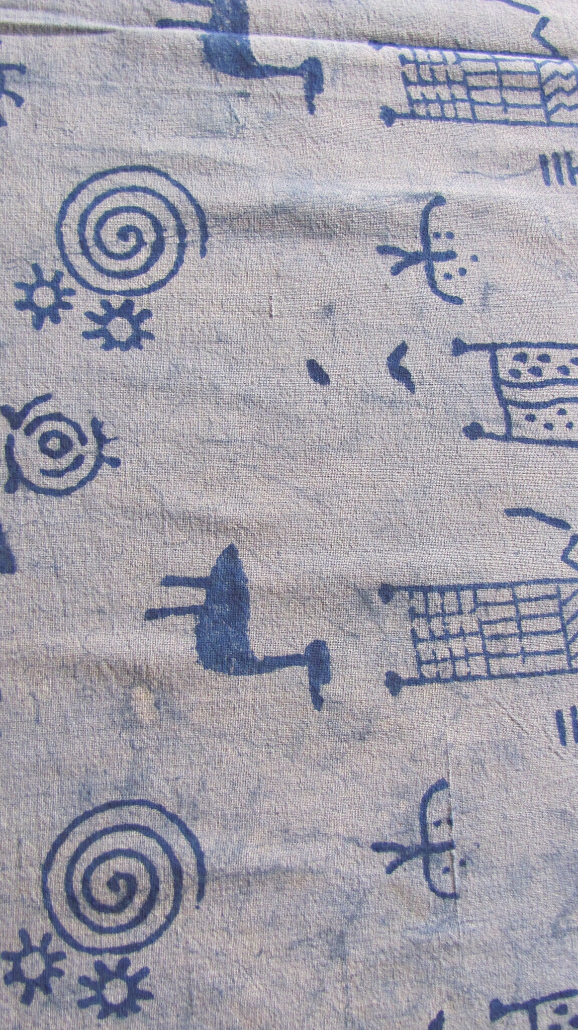 Bed spread single,  cotton, hand printed