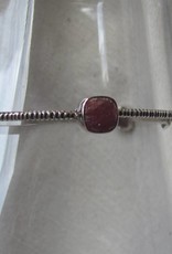 Bangle silver ruby