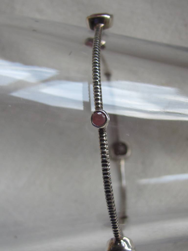 Bangle silver ruby