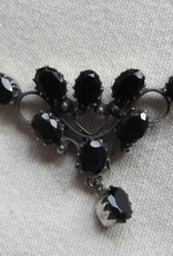 Necklace Bram Stokers mistress silver onyx