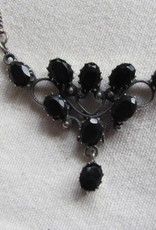 Necklace Bram Stokers mistress silver onyx