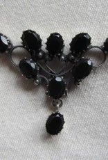 Necklace Bram Stokers mistress silver onyx