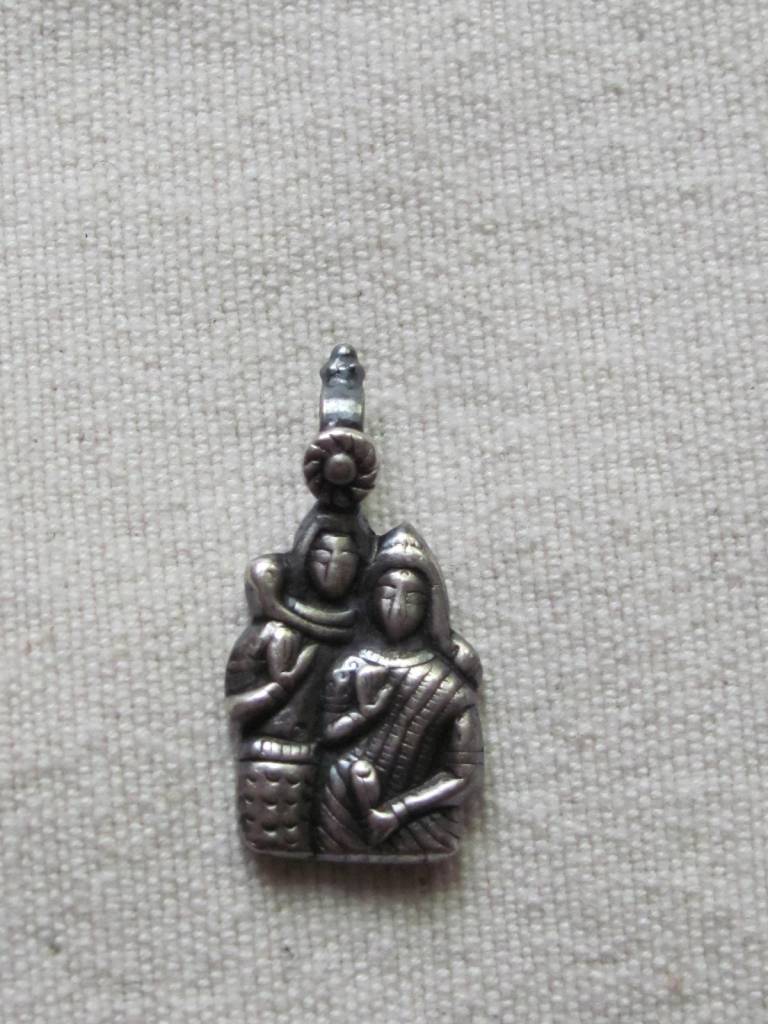 Pendant zilver Shiva Parvathi