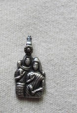 Pendant silver Shiva Parvathi