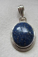 Pendant silver lapis lazuli