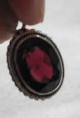 Pendant silver garnet