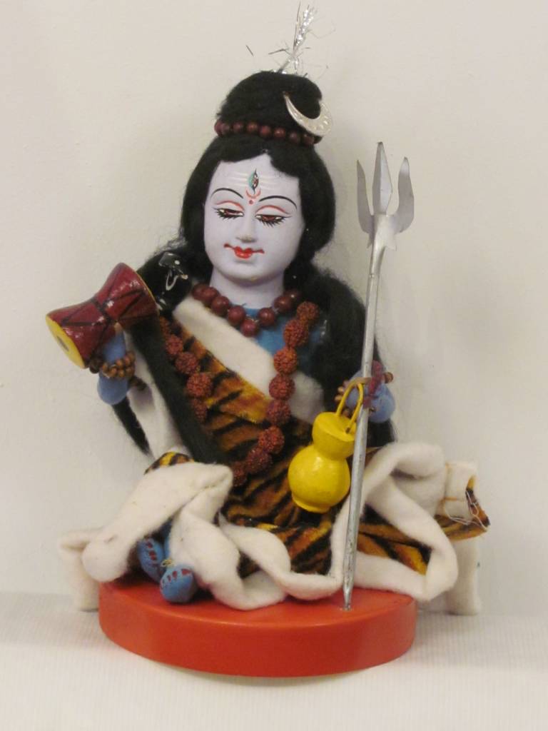Shiva-ji, deity from textile