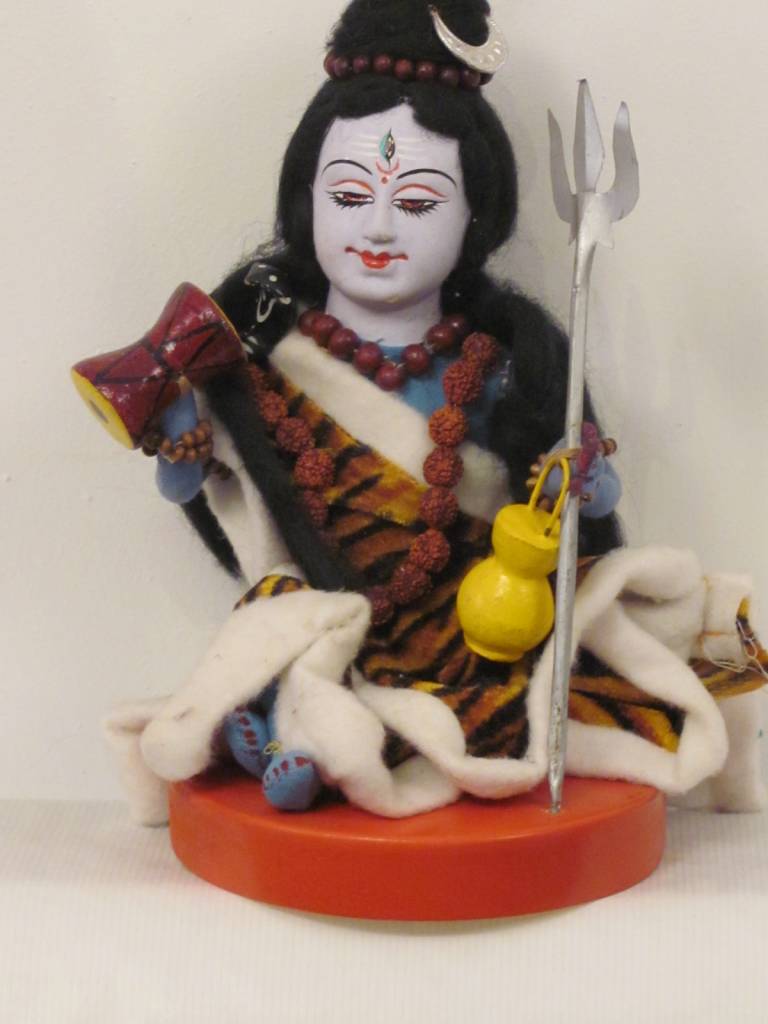 Shiva-ji, deity from textile