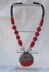 Necklace with big pendant