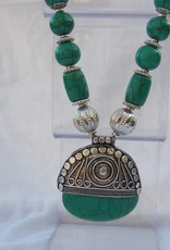 Necklace with big pendant