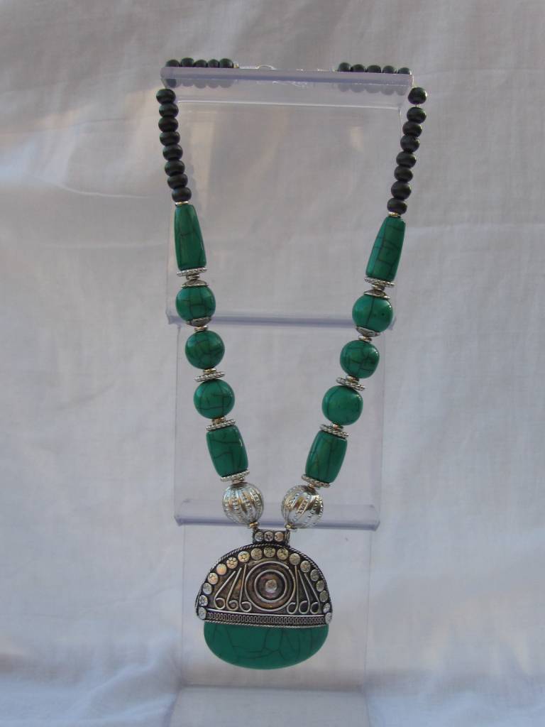 Necklace with big pendant
