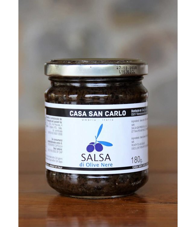 Tapenade van zwarte olijven - 180 gr