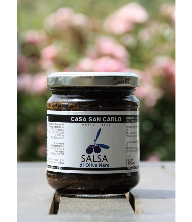 Tapenade van zwarte olijven - 180 gr