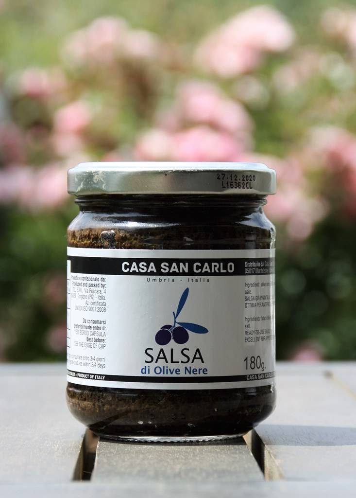 Tapenade van zwarte olijven 180 gr Casa San