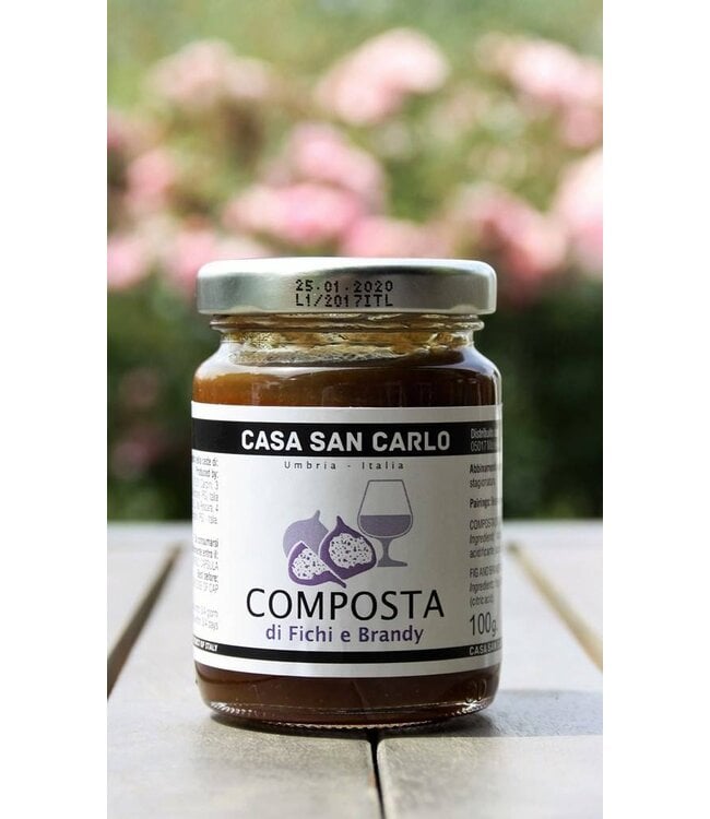 Composta di Fichi & Brandy - 100 gr - Casa San Carlo.shop