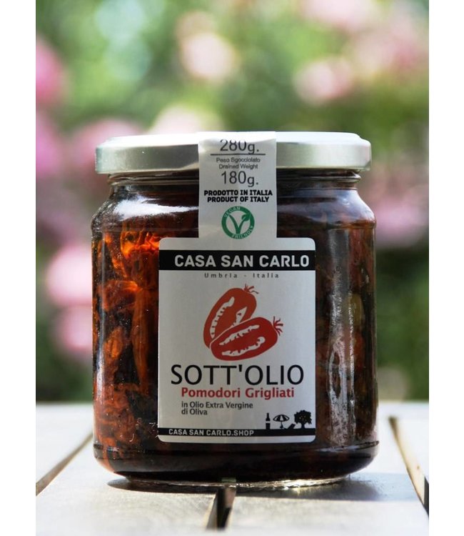 Gedroogde Tomaten & Kappertjes in Extra Vergine Olijfolie - 280 gram