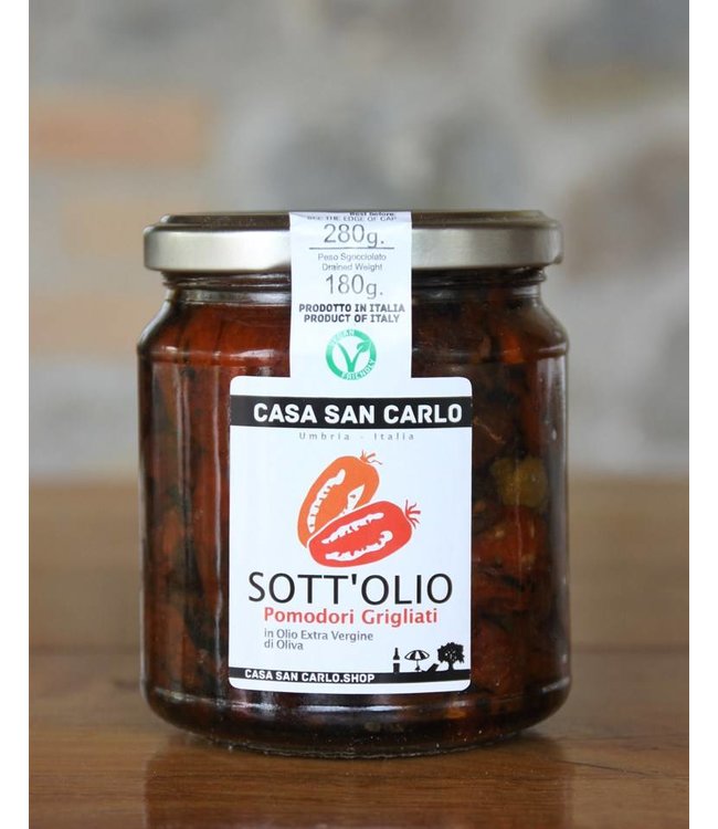 Gedroogde Tomaten & Kappertjes in Extra Vergine Olijfolie - 280 gram