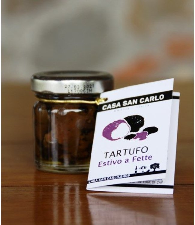 Zwarte truffelcarpaccio - Tartufo Nero Estivo a Fette 30 gr