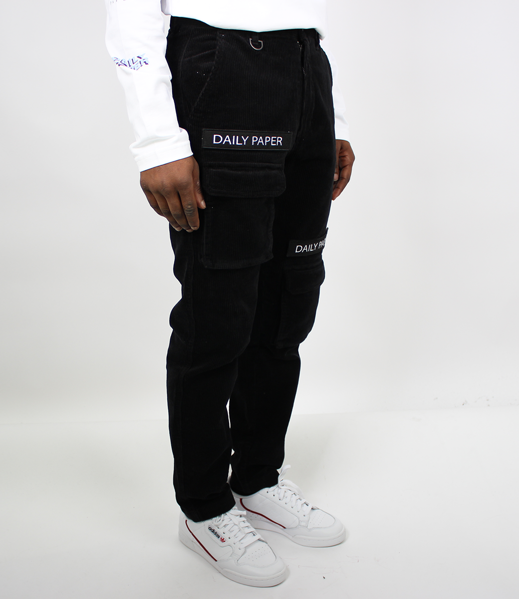daily paper black cargo pants