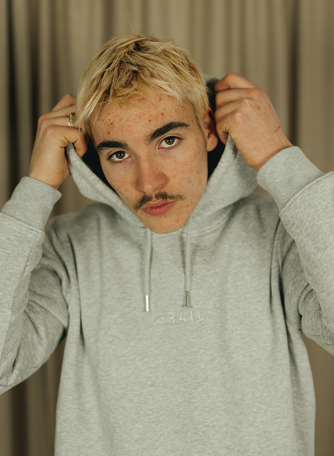 Holy Home Hoodie Heather Grey