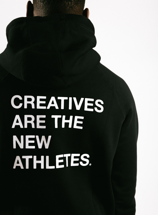 The New Originals Creatives Are The New Athletes Hoodie Black