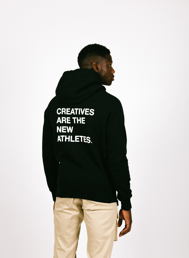 The New Originals Creatives Are The New Athletes Hoodie Black