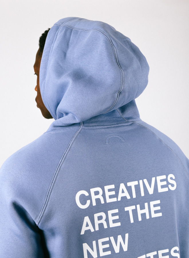 The New Originals Creatives Are The New Athletes Hoodie Ice blue