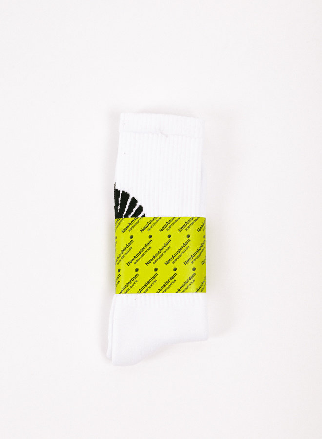 Logo Socks White